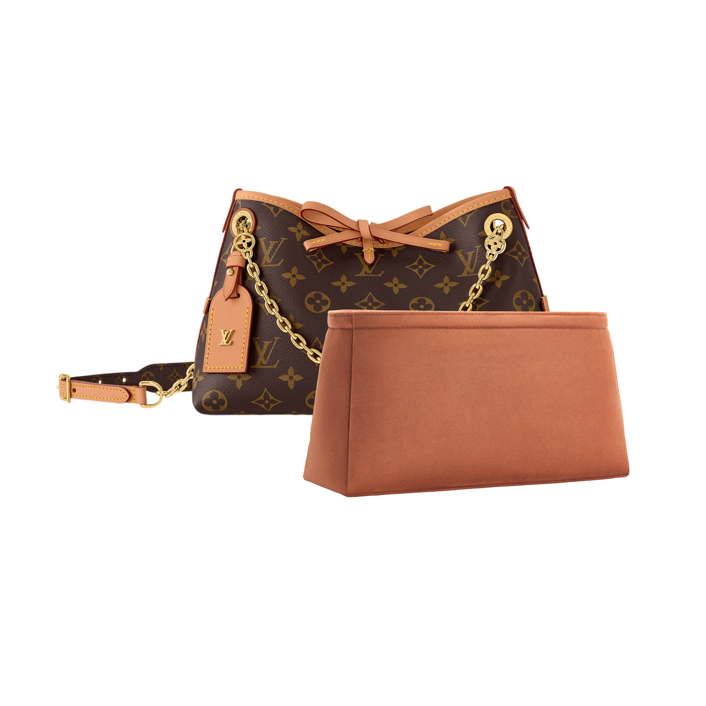 Bagessory Bag Organizer/Insert for Louis Vuitton CarryAll BB