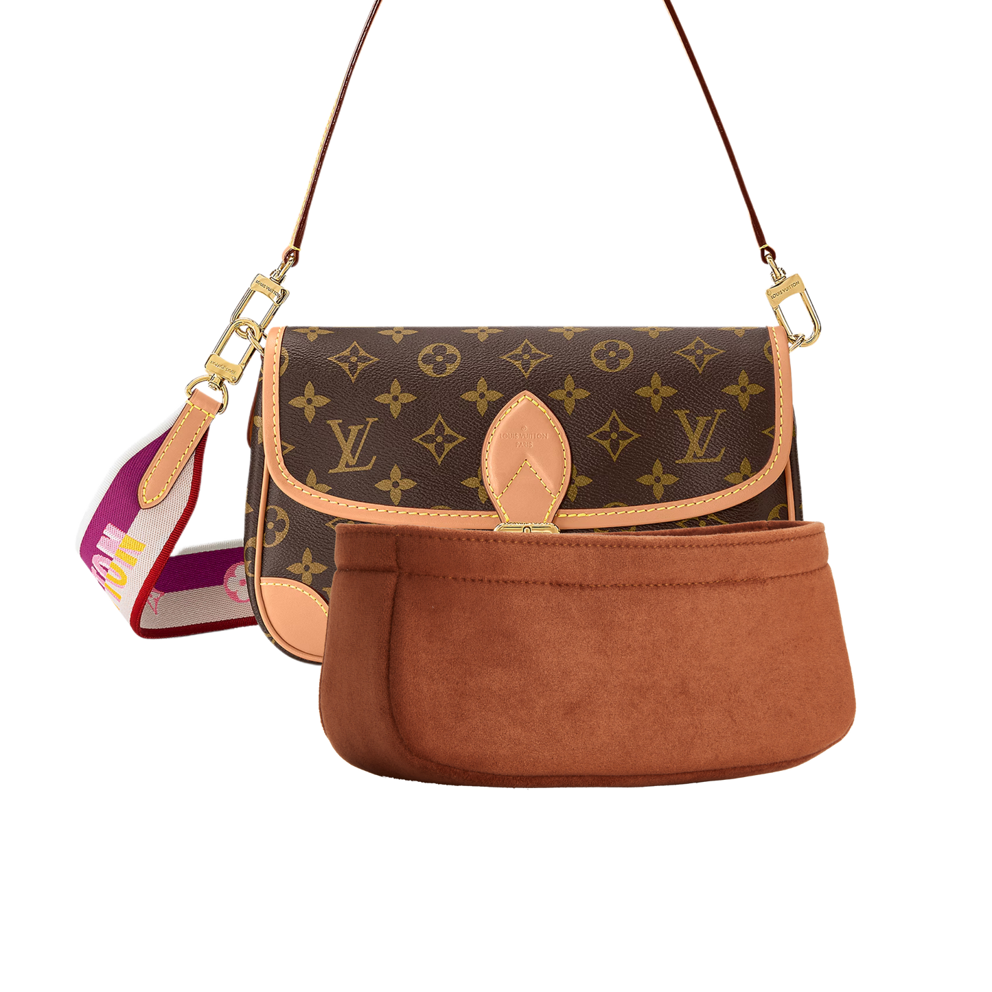 Bagessory Bag Organizer/Insert for Louis Vuitton Diane/ Nano Diane