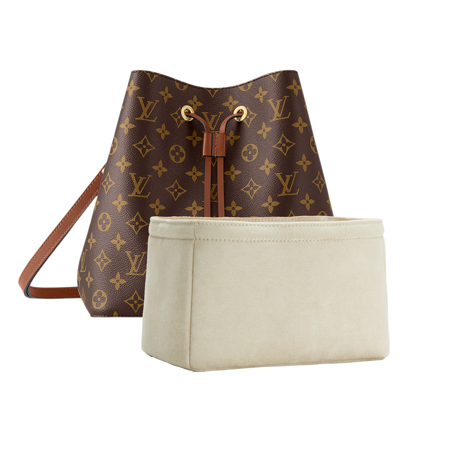 Bagessory Bag Organizer/Insert for Louis Vuitton NeoNoe MM NéoNoé