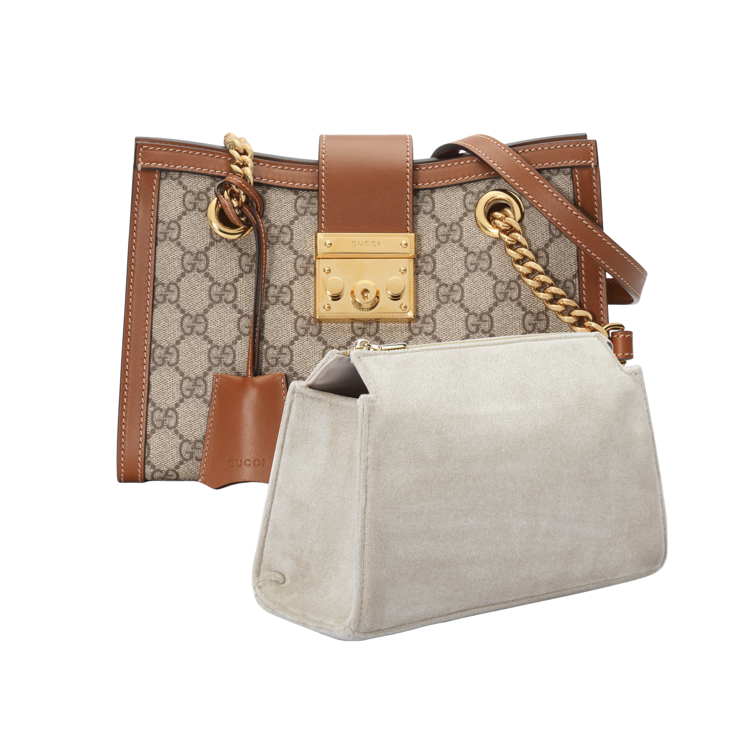 Bagessory Bag Organizer/Insert for Gucci Padlock Medium Tote Bag