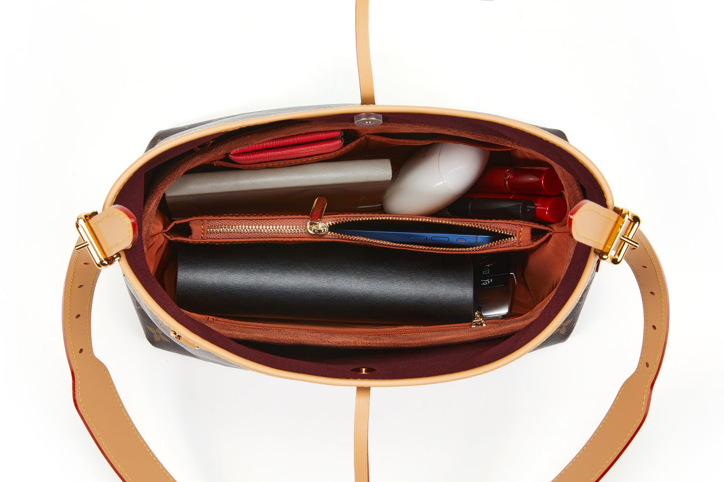 Bagessory Bag Organizer/Insert for Louis Vuitton CarryAll PM/MM