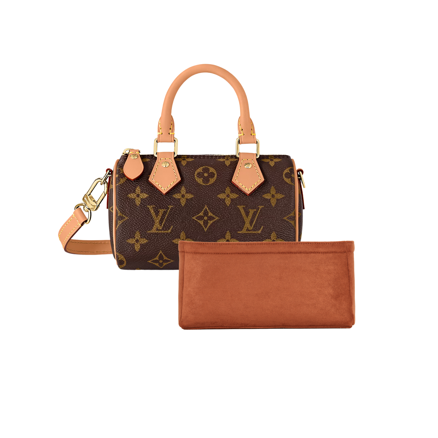 Bagessory Bag Organizer/Insert for Louis Vuitton Nano Speedy