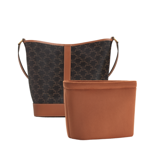 Bagessory Bag Organizer/Insert for Celine Medium/Small Bucket Triomphe Canvas