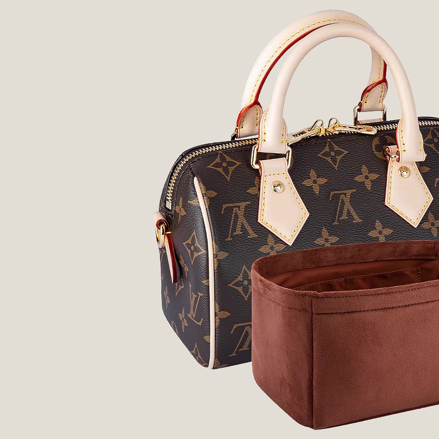 Bagessory Fine Plush Bag Insert Louis Vuitton Speedy