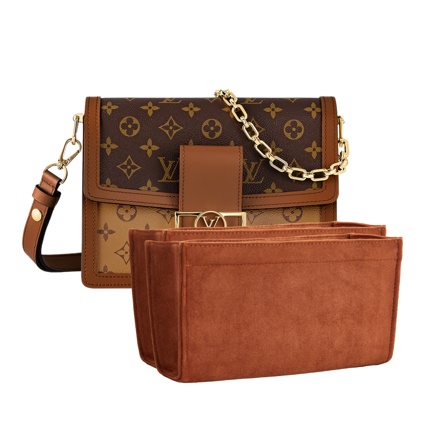 Bagessory Bag Organizer/Insert for Louis Vuitton Dauphine MM