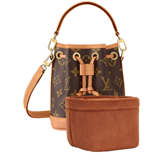 Bagessory Fine Plush Bag Insert Louis Vuitton Nano Noe